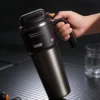 T-9 Cyber Stainless Steel Vacuum Insulated Tumbler – Large Capacity, Portable for Men, Ideal for Outdoor and Car Use