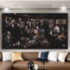 Movie Poster Printing, Drawing, Living Room Wall Production, Large Room Wall Decoration, Gift Creative Poster, Wall Art, Wall Decoration, Canvas Art, Interesting Illustrations, Frames Home Decoration.